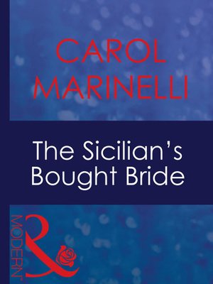 cover image of The Sicilian's Bought Bride
